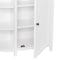 Alaterre Furniture Dover 27"W x 28"H Deluxe Storage Cabinet with Shelving ANDO75WH - alternate 5